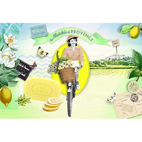 Un Air d'Antan French Soap Gift Set for Women ? Natural Rose Scent, Mothers Day Gift, Bar Soap