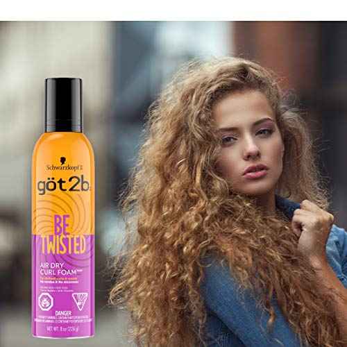 Got2b Be Twisted Air Dry Curl Foam, 8 oz