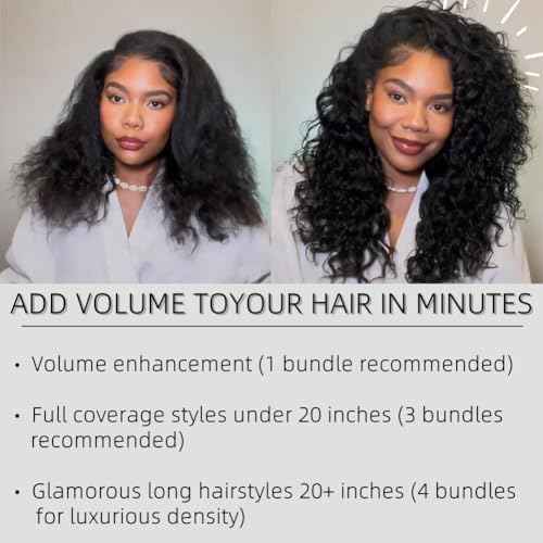 Water Wave Human Hair Bundle 26 Inch 12A Double Silky Soft Weft Curly Bundles Wet And Wavy Braidable Brazilian Hair For Women As Extensions