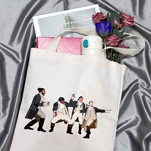 GJTIM Musical Gift Musical Theatre Makeup Bag Theatre Accessory Zipper Pouch for Musical Fans (HamMusical Tote)