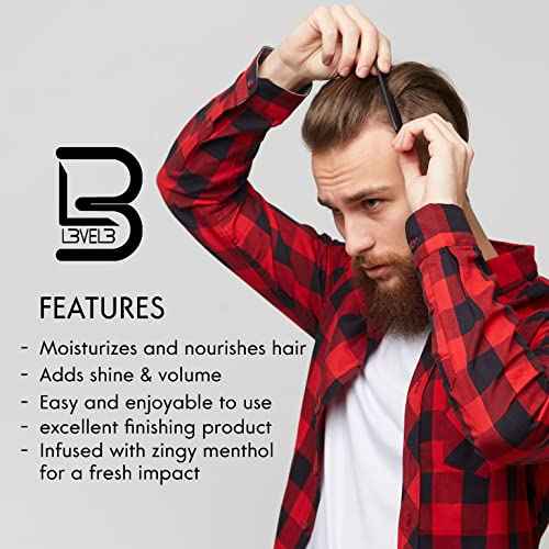 L3 Level 3 Hair Tonic - Hair Moisturizer for Women and Men - Fresh Impact for Extra Shine and Hair Volume