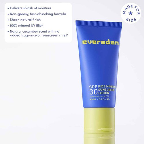 Evereden Daily 1-2-3 Routine Bundle: Clean & Vegan Skin Care Set for Kids - Hydrating & Nourishing Tween Skincare Set with Multi-Vitamin Face Wash, Face Cream, Lotion, & SPF 30 Mineral Sunscreen
