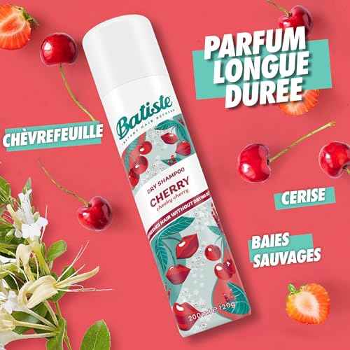 Batiste Shampoo Dry Cherry 6.73 Ounce (200ml) (3 Pack)