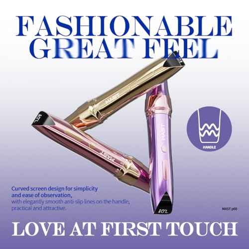 Mast P60 Tattoo Gun Wireless Tattoo Pen Machine, 5 Strokes Length 2.2mm - 3.2mm, 121g/4.2oz Lightweight, Gold Color for Pro Artists