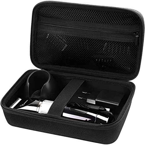 AMSAMOTION Travel Case for Braun MGK3 BT5 BT7 Series Trimmer MGK3335 MGK3221 MGK3245 BT3221 BT5260 BT3240 BT5265 BT7240 Beard Trimmer and Hair Clipper Travel Hard Case Carrying Protective Storage Bag