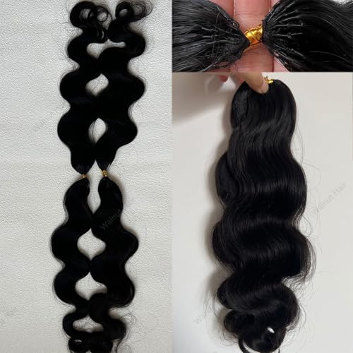 Body Wave Pre Separated Crochet Human Hair Braids Extensions Body Wave Brazilian Virgin Hair for Boho Braiding Knotless Feather Hair Extensions For Black Women Natural Color 16inch 60g