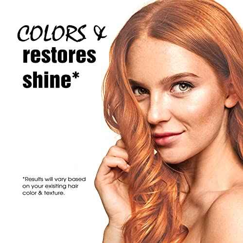 Light Mountain Henna Hair Color & Conditioner - Light Red Hair Dye for Men/Women, Organic Henna Leaf Powder and Botanicals, Chemical-Free, Semi-Permanent Hair Color, 4 Oz