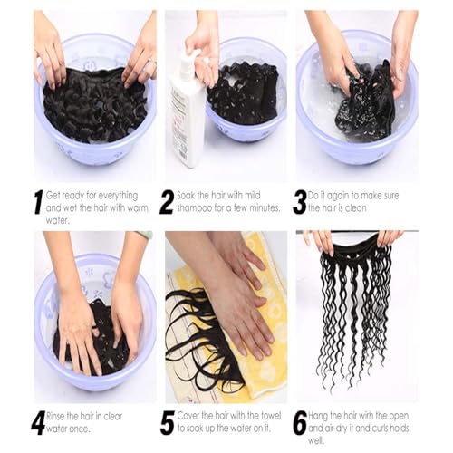 BilltiiWW Burgundy Deep Wave Bundles Color 99j Deep Wave Bundles Brazilian Human Hair Wet and Wavy Soft Silky for Black Woman 16 18 20 Inch