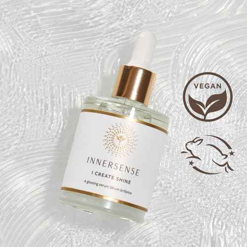 INNERSENSE Organic Beauty - Natural I Create Shine Glossing Serum | Non-Toxic, Cruelty-Free, Clean Haircare (1.7 fl oz | 50 ml)