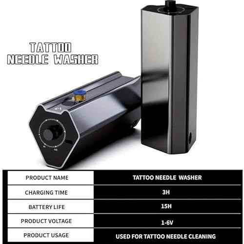 Second generation tattoo needle cleaner, automatic sensor, tattoo equipment, tattoo color washing, tattoo needle cleaning, needle washer, suitable for tattoo beginners and artists