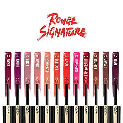 L¡¯Or?al Paris Makeup Rouge Signature Matte Lip Stain, I Rule