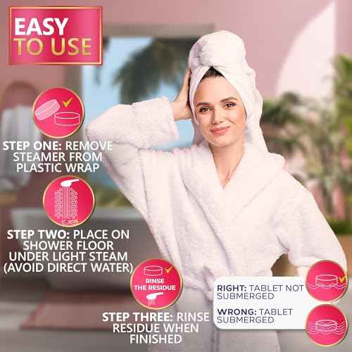 Shower Steamers Aromatherapy Gift Set - Eucalyptus & Mint Scented Shower Bombs for Stress Relief and Relaxation ? 6 Shower Tablets for Women and Men - Perfect Self-Care Gift for Birthdays and Holidays