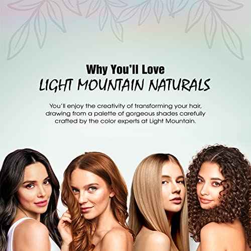 Light Mountain Henna Hair Color & Conditioner - Dark Brown Hair Dye for Men/Women, Organic Henna Leaf Powder and Botanicals, Chemical-Free, Semi-Permanent Hair Color, 4 Oz (Pack of 3)