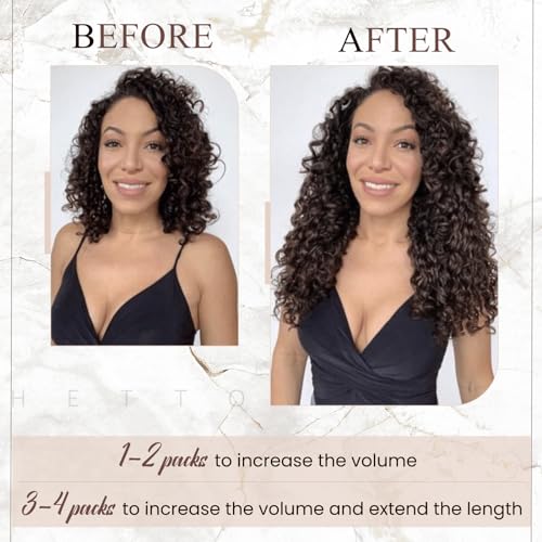 Hetto Curly Tape in Hair Extensions Human Hair Curly Black Tape in Hair Extensions Real Human Hair Tape in Extensions Natural Curly Black Hair Extensions Invisible 20 Inch 20Pcs 50g #1 NW