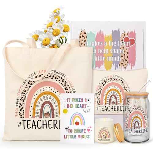 Teacher Gifts for Women, Back to School Gift, End of The Year Teacher Gift Box, Thank You Christmas Baskets Gifts for Teachers