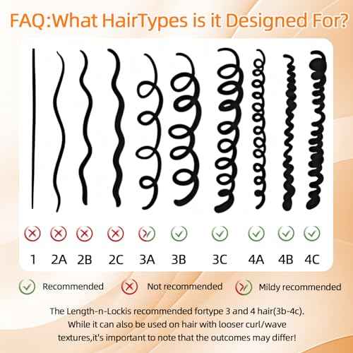 Lock Curly Hair Stretcher and Length Maintainer - Prevent Shrinkage with No-Heat Styling Net for An Elongated Look (13IN*4PCS)