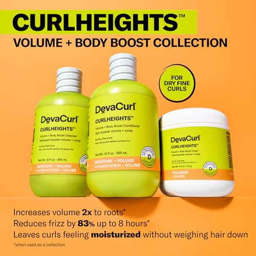 DevaCurl CurlHeights Volume + Body Boost Conditioner, 12 oz