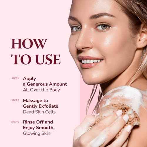 HIMALAYA PINKSALT Daily Scrub & Body Wash - Exfoliating Body Scrub, Dead Sea Salt & Himalayan Pink Salt, Natural Moisturizing Bodywash, Retinol & Hyaluronic Acid Shower Gel, Korean Skincare 21.1oz