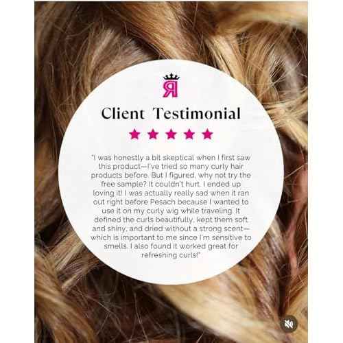 Rebel Queen Curl Control Spray - The Best Lightweight All-in-One Curly Hair Mist for Frizz Control, Hydration, Definition, and UV Protection