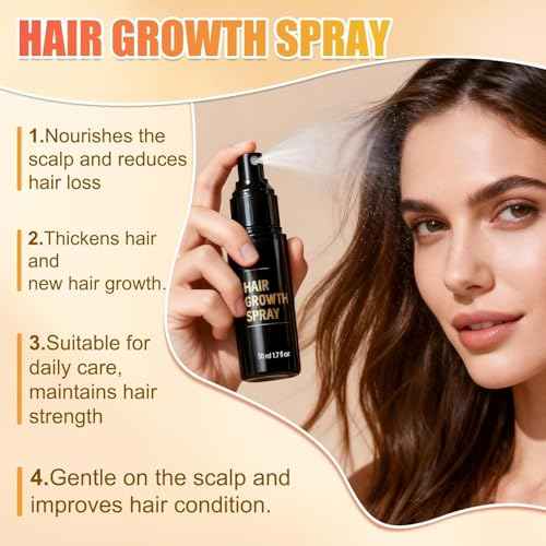 Hair Growth, Hair Growth Spray, motes Thicker, Fuller Hair For Women & Men, Natural Ingredients Hair Thickening Sprays For All Hair Types£¨2PCS£©