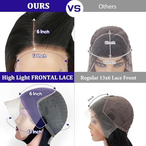 14 Inch Bob Wig Human Hair 13x6 Hd Transparent Lace Front Wigs Human Hair Pre Plucked Glueless Bob Wig 180% Density Short Straight Bob Wigs For Women