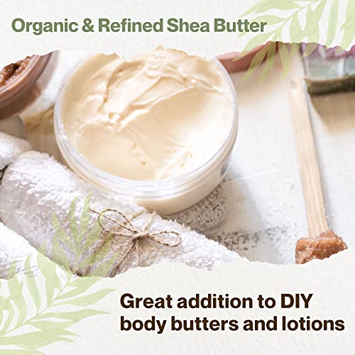 uh*Roh*Muh USDA Certified Half Gallon Organic Shea Butter from the France | Refined, Nourishing Body Butter for Smooth and Healthy Skin | (Net Wt. 1.6/3.5 lb)