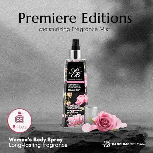 PB ParfumsBelcam Bath Therapy Premiere Edition Version of Moisturizing Mist, Bombshell, 8 Fluid Ounce