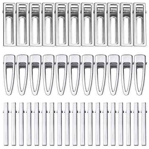 60PCS Hair Clips for Silicone Resin Molds, DIY Hair Bow Clips Pearl Hairpin Hair Accessories for Girls and Women (Silver)