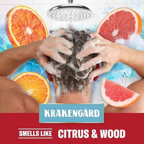 Old Spice Krakengard 2-in-1 Shampoo & Conditioner for Men, Healthier, Fuller, More Moisturized Looking Hair, 13.5 Fl Oz Each (Pack of 6)