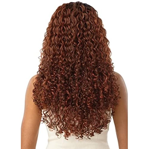 Outre 360 Frontal Lace Wig 13"x6" Hand Tied Lace Frontal TASIRA (DR2-Honey Brown)