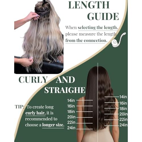 Ugeat Blonde Tape in Hair Extensions Platinum Blonde Tape in Human Hair Extensions Invisible Seamless Straight Long Real Natural Human Hair for Halloween 20Inch 20Pcs 50G