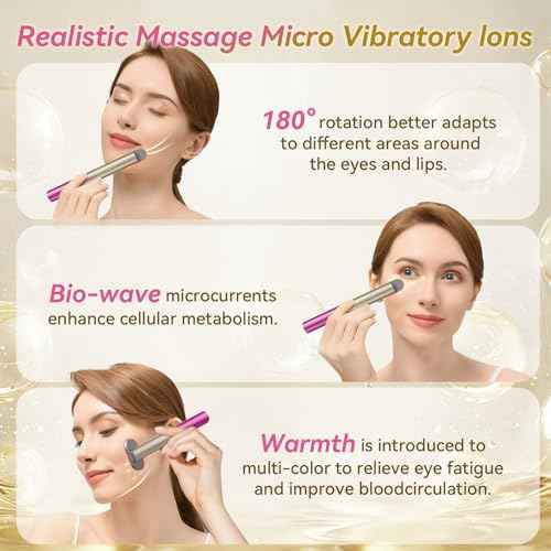 7 in 1 Red-Light-Therapy£¬Red Light Therapy for Face Eye Skincare Equipment at Home£¬Red for Skincare & Blue Rejuvenation Tool (Rose Purple)