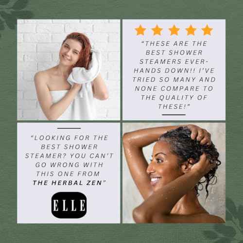Stress Fighter Shower Steamers Aromatherapy for Relaxing - Christmas Gift - Adult Stocking Stuffer - USA Made - Lavender & Lemon Shower Bomb Tablets - Soothing Natural Essential Oils (10 Pack)