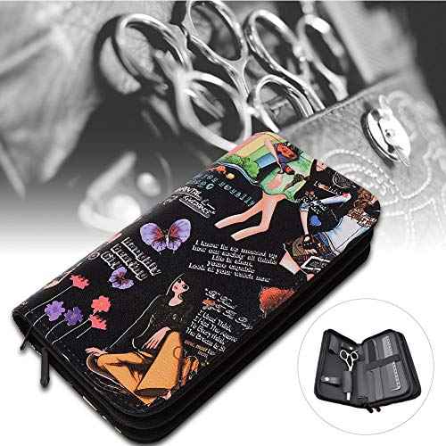 Hair Scissors Storage Case, Waterproof Hairdressing Tools Storage Bag Hair Salon Scissors Comb Barber Tool Case Pouch for Hairdresser
