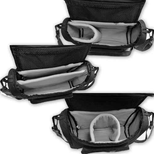USA GEAR Professional Tattoo Gun Kit Case - Strong Exterior, Adjustable Dividers - Holds Tattoo Ink Set, Machine, Needle Pen, Power Supply, & More Supplies and Equipment - Compact Case Only