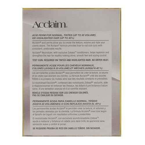 Zotos Professional Acclaim Acid Perm Regular 1 Application (Pack of 4)