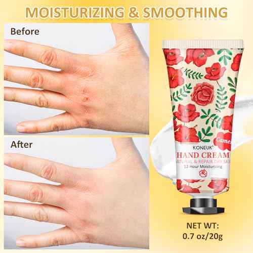 64 Pack Moisturizing Hand Cream Set, Christmas Gifts for Women, Bulk Hand Lotion Travel Size for Dry Cracked Hands, Mini Hand Cream for Mom Gifts, Stocking Stuffers, Thank You Gifts