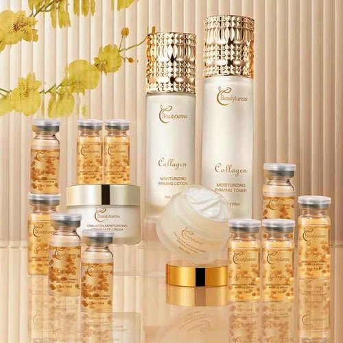 Collagen Facial Skin Care Set - Snail Mucin Infused - Face Care Kit for women - Deep Moisturizing & Firming & Anti aging -Idea Gift For Mother,Girlfriend