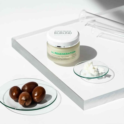 ANNEMARIE BÖRLIND - LL REGENERATION Revitalizing Day Cream - Natural Vitamin C E and Retinoid Anti Aging Face Cream for Visibly Firmer and Wrinkle Free Skin - Step 3 of 5 - 1.69 Fl Oz.