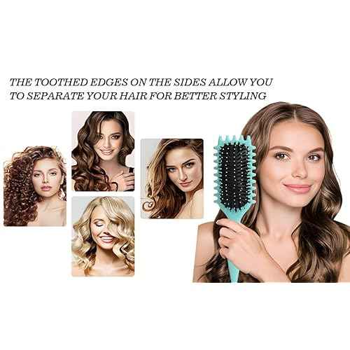 Curly Hair Brush,2025 Curly Hair Products Curl Defining Brush, Bounce Defining Hair Shaping for Women Men Reduce Pulling and Separa Thanksgiving Christmas Gifts