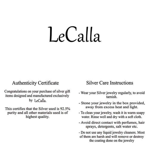 LeCalla 925 Sterling Silver Love Knot Cufflinks Men's Jewelry Gifts for Dad, Father, Grandfather - Wedding, Business Shirt Accessories, Father's Day