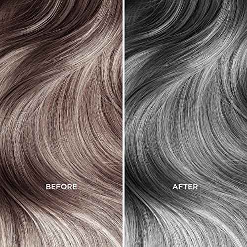 MOEHAIR Color Infuse Silver ? 12 Fl. Oz | Purple Toner for Silver, Gray & White Hair | Neutralizes Unwanted Brassiness | Salon-Grade Hair Toner for Brassy Hair | Brass Off | Sulfate and Paraben-Free