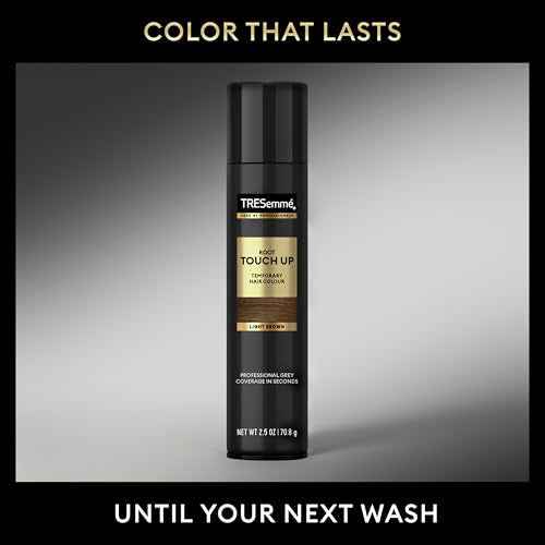 TRESemm? Root Touch-Up, Temporary Hair Color, Light Brown Hair Ammonia-free, Peroxide-free Root Cover Up Spray 2.5 oz