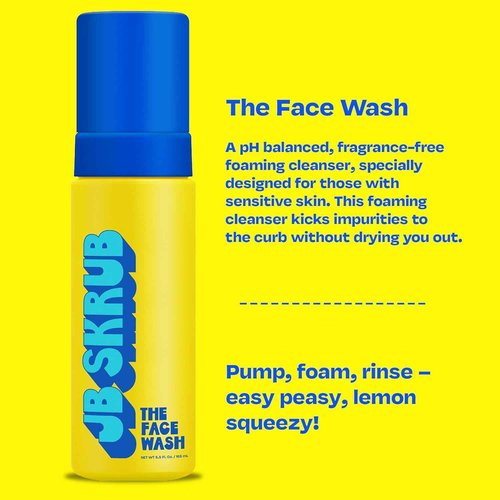 JB SKRUB The Face Pads, Face Wash, and Body Wash: Kid, Tween, and Teen Skin Care Essentials: Boost Confidence, Fight Acne, and Conquer Funk with Freshness