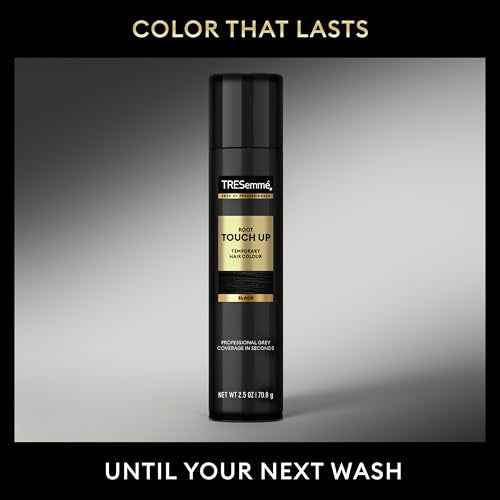TRESemm? Root Touch-Up Temporary Black Hair Hair Color Touch-Up Spray, Ammonia-free, Peroxide-free Root Cover-Up Spray 2.5 oz