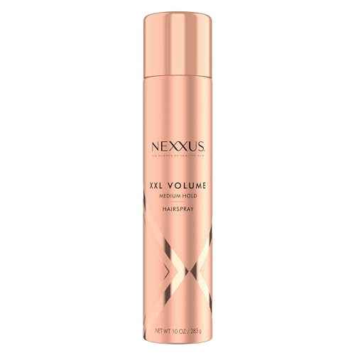 Nexxus Medium-Hold Hairspray XXL Volume for Sky-High Volume & 48H Frizz Control, with StyleProtect Technology 10 oz