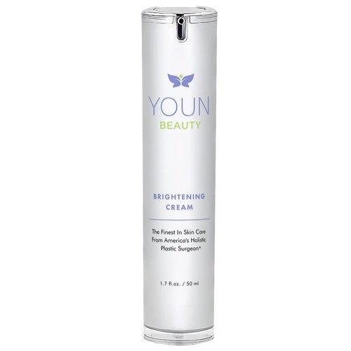 YOUN Beauty Brightening Cream with Kojic Acid, Glycolic Acid & Licorice Extract, 50ml – Hydroquinone-Free Cream for Face, Neck & Décolleté