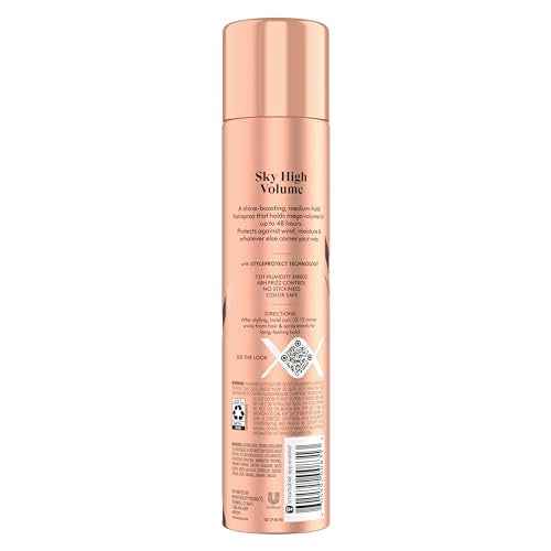 Nexxus Medium-Hold Hairspray XXL Volume for Sky-High Volume & 48H Frizz Control, with StyleProtect Technology 10 oz