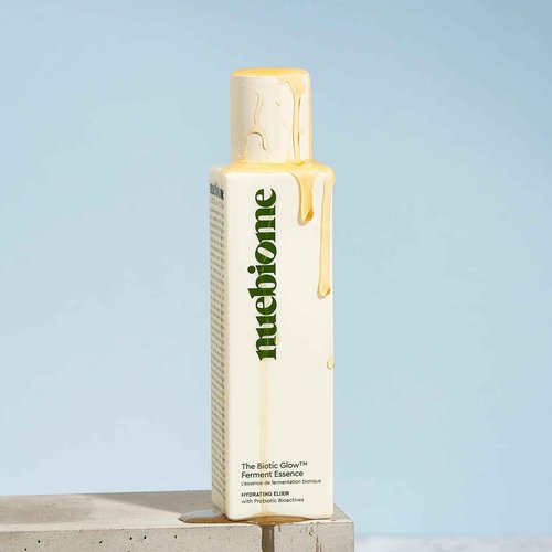 Nuebiome The Biotic Glow Ferment Essence, Alcohol-Free Face Essence, Gentle Exfoliant for Blackheads, Enlarged Pores, Wrinkles & Fine Lines; 128 mL