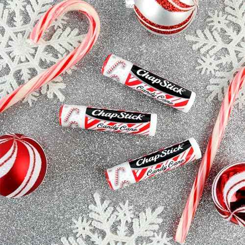 ChapStick Bulk Lip Balm, Holiday Variety 3-Packs x 6 (18 Sticks) ? Candy Cane, Sugar Cookie, and Pumpkin Pie Flavored Lip Moisturizers, Stocking Stuffers, 0.15 Oz Ea